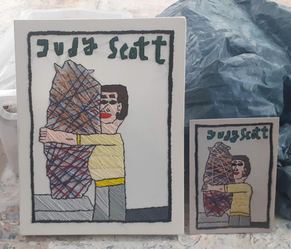 Judy Scott - Stickbild