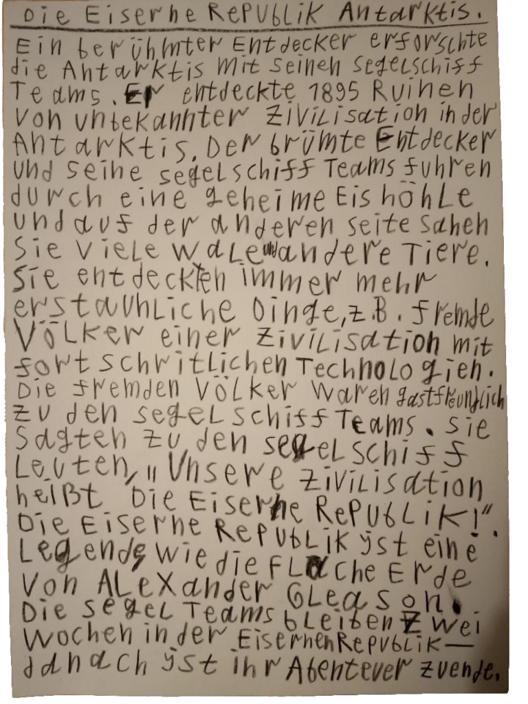 Die Eiserne Republik Antarktis, frei